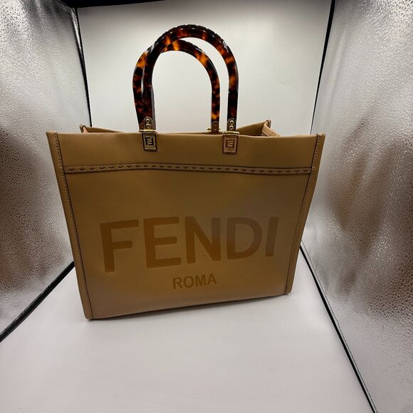 Fendi Sunshine Shopper Tote Leather Large - Picture 1 of 16